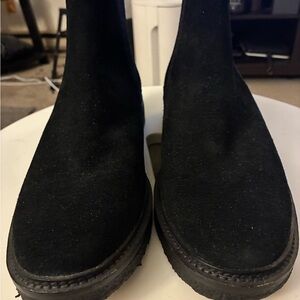 Clark’s Black Suede Chelsea Boots
